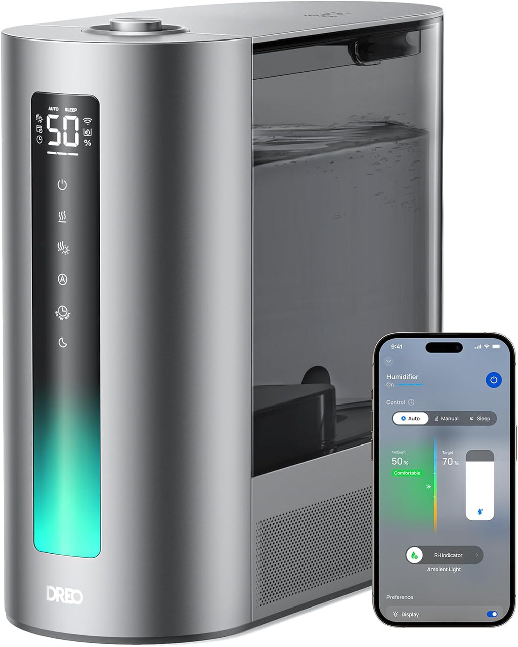 DREO 6L Smart Humidifier with warm and cool mist