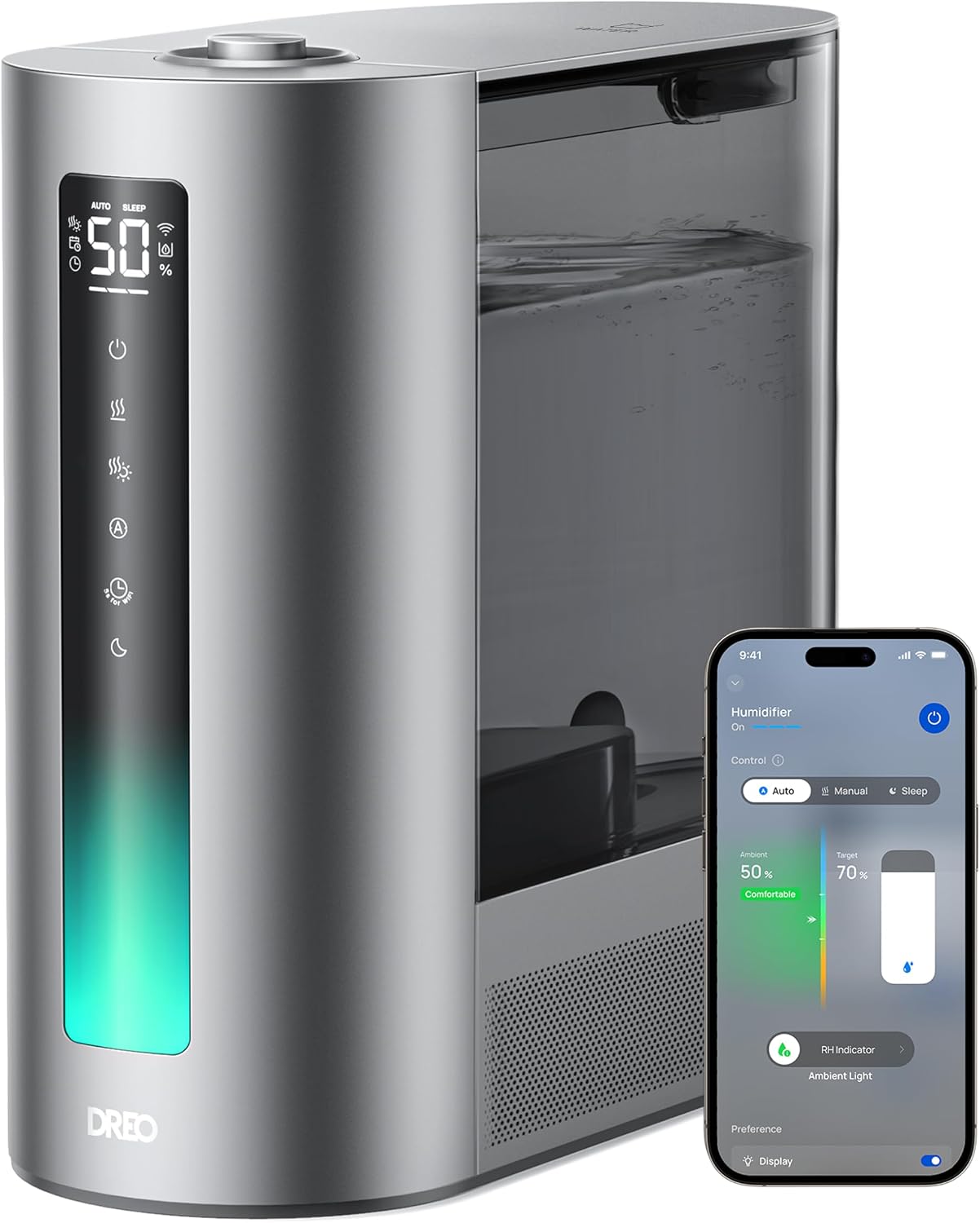 DREO 6L Smart Humidifier with warm and cool mist