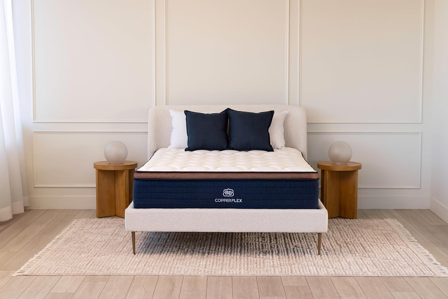 Brooklyn Bedding CopperFlex Pro Hybrid Mattress with cooling cover