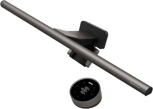 BenQ ScreenBar Halo 2 light bar with wireless controller dial, close-up