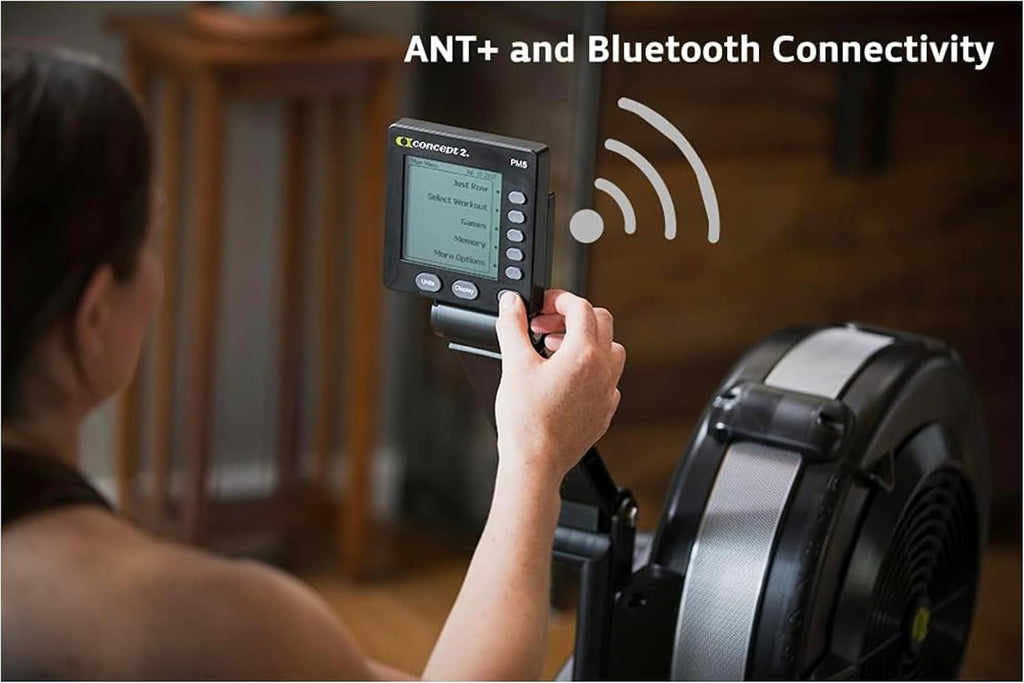 Concept2 RowErg with sync and Bluetooth connectivity graphic